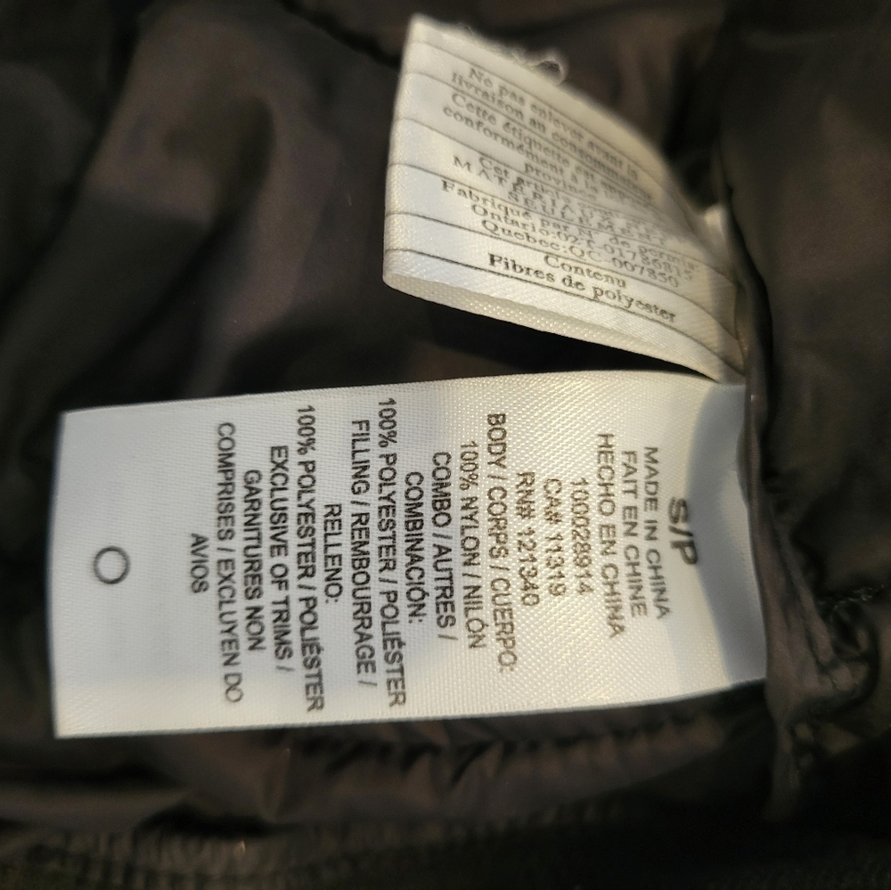 Garage Womans Cropped Puffy Jacket PS Black - Picture 6 of 9